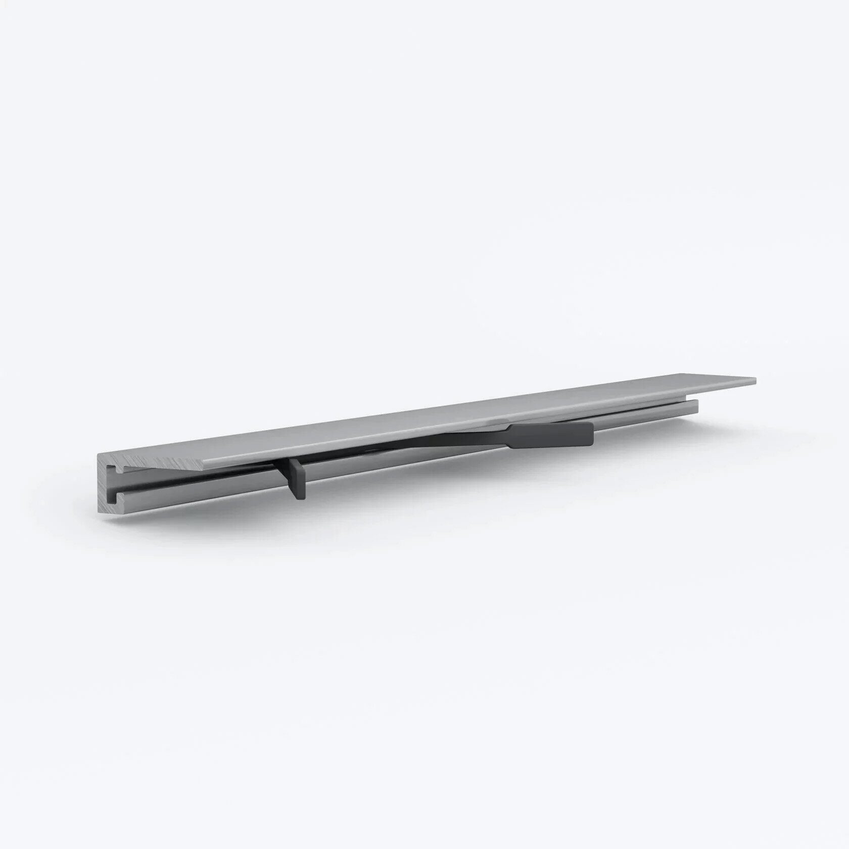 Алюминиевый микроплинтус Laconistiq Micro 19 Arm серебряный анодированный 2450х19х5 мм