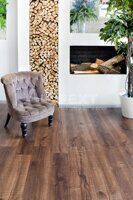 Кварцвиниловый пол Alpine Floor Real Wood ECO2-2 Дуб Мокка Синхронное тиснение
