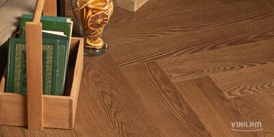 Кварцвиниловый паркет Vinilam Parquet Herringbone IS11200 Паркет Винсент