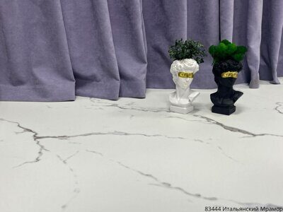 Кварцвиниловый ламинат Vinilam Ceramo Stone 83444 Итальянский Мрамор (пробковая подложка)