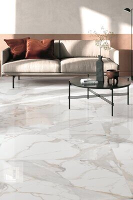 Керамогранит NT Ceramic Bright and Shiny Calacatta Light Grey NTT9121P 60x120