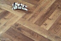 Кварцвиниловый ламинат Vinilam Parquet Herringbone IS11177 Версальский Паркет