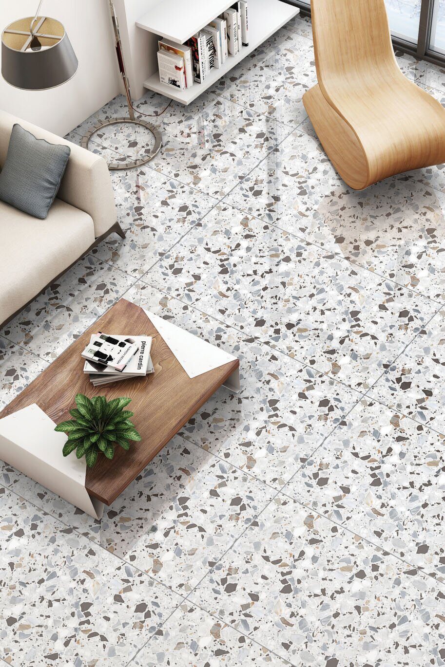Керамогранит NT Ceramic Terrazzo White NTT99606M 60x120